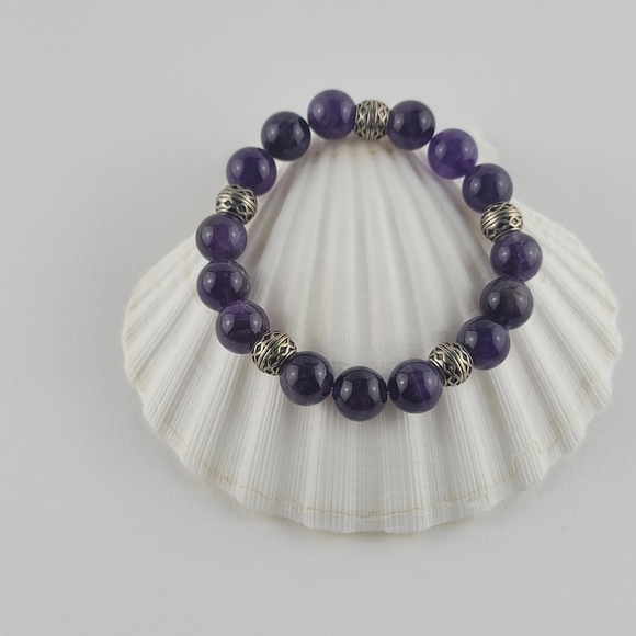 Amethyst bracelet - Picture 2 of 2